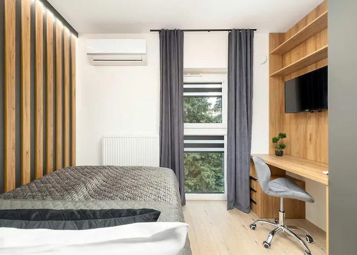 Apartmán Klimatyzowane Dla Dwoch Osob Praca Zdalna By Renters *